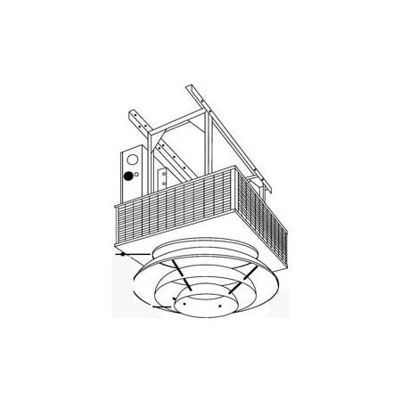 Tpi TPI Anemostat Diffuser For 25-50KW Downflow Unit Heaters D1613